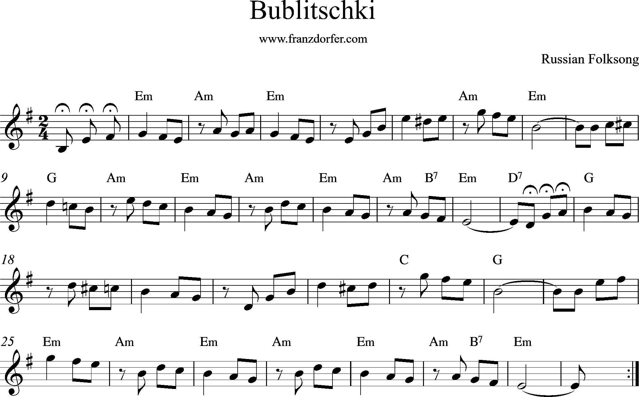 sheetmusic bublitschki