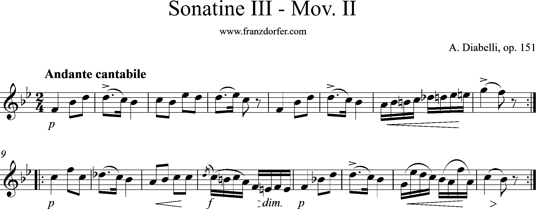 Mov-II- Diabello op151-III