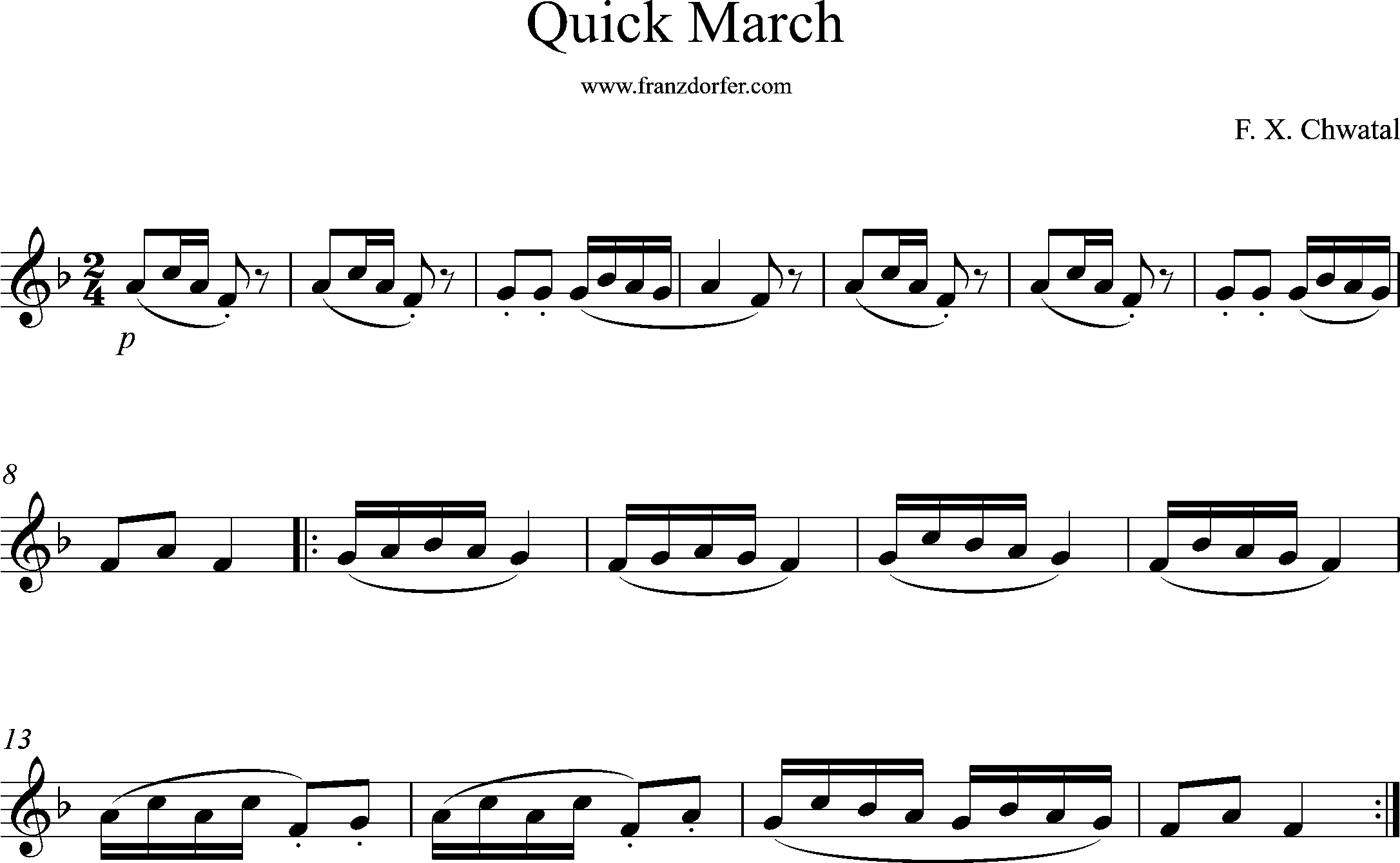Quick March- F
