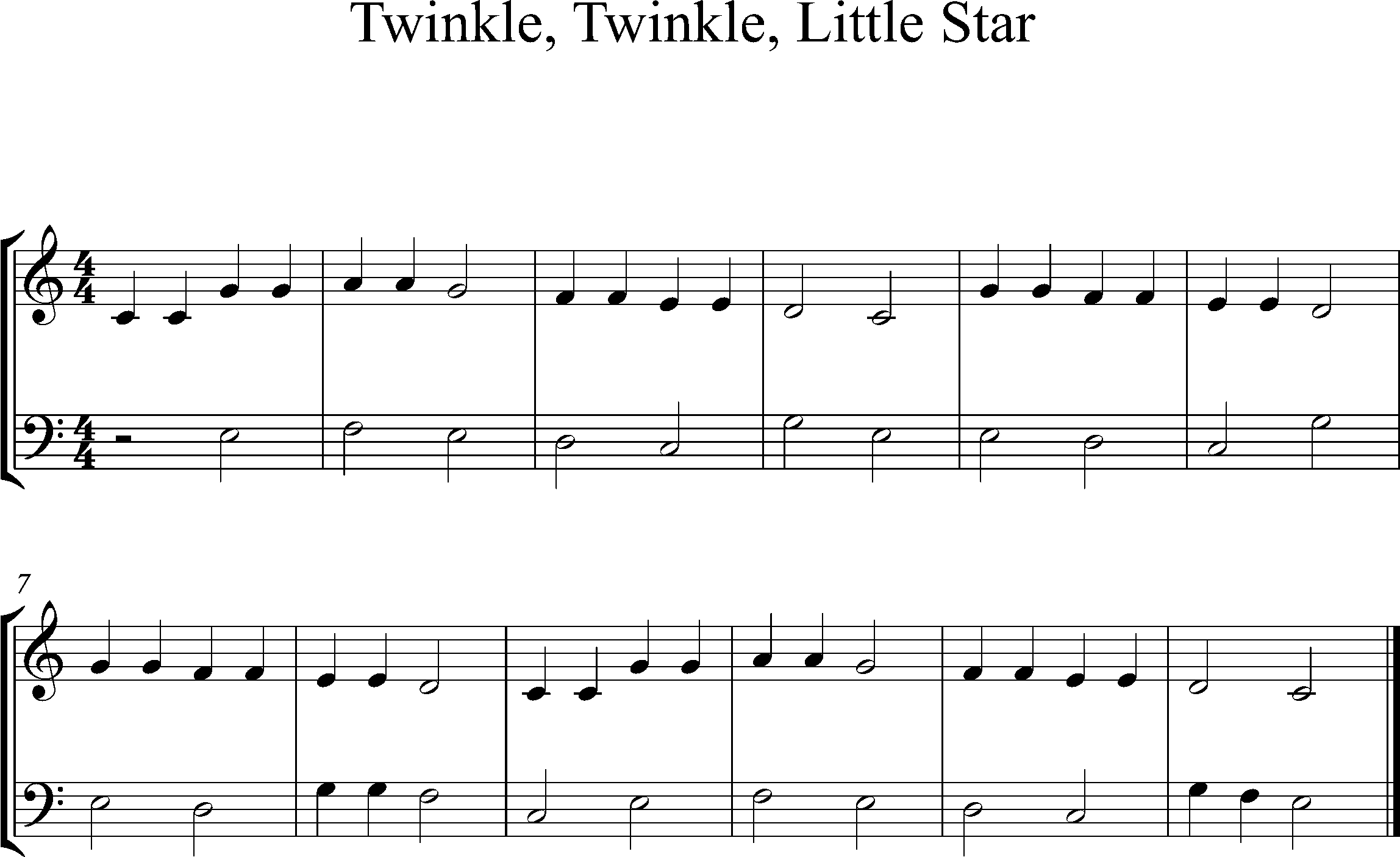 PianoDeuss Twinkle, Twinkle Little Star (Dark Version) Sheet Music (Piano  Solo) in Eb Major - Download & Print - SKU: MN0261609