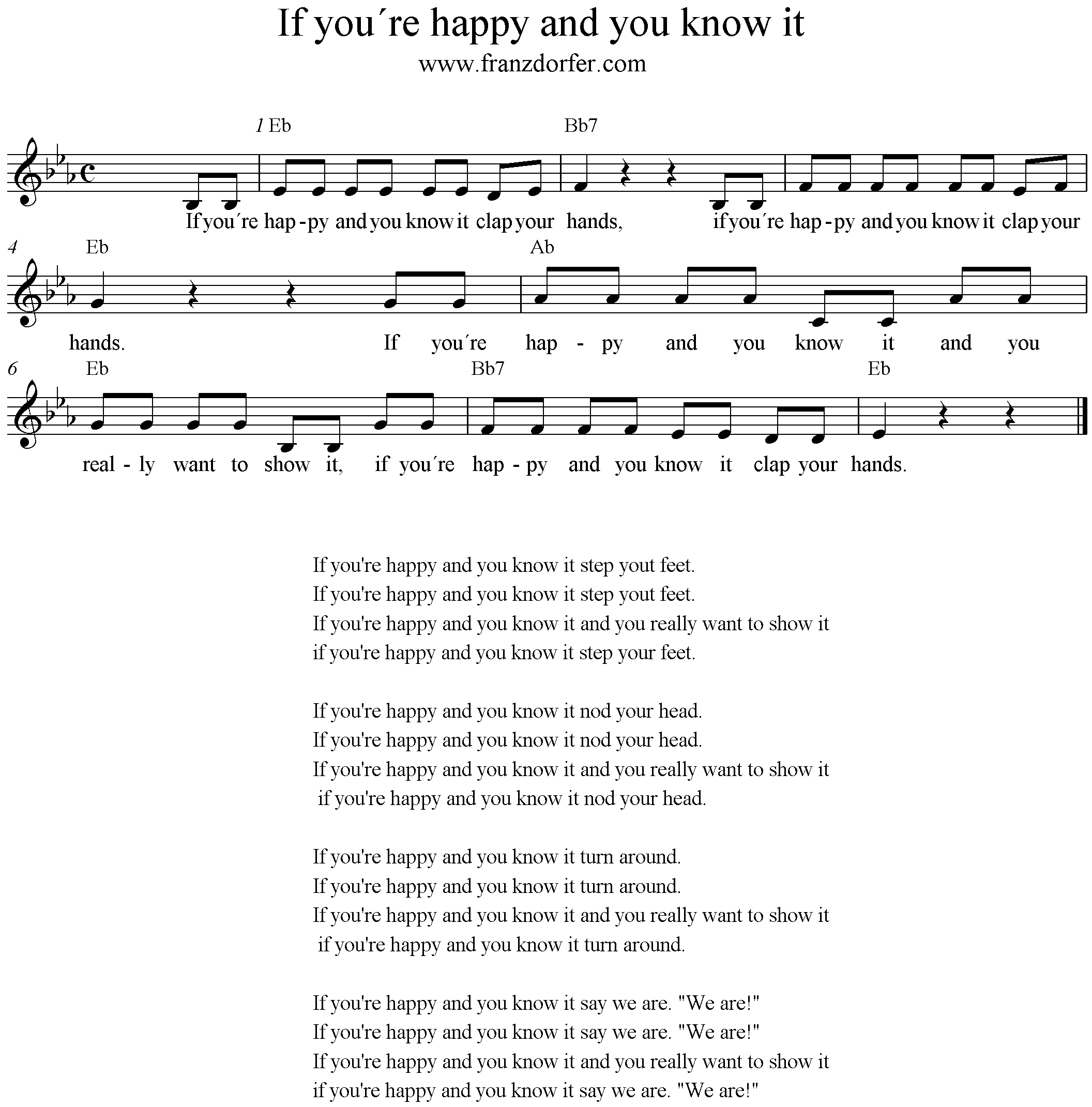 Ю си текст. If your Happy you know it текст. If you're Happy and you know it Ноты. If you Happy and you know it Clap your hands текст. Текст песни if you are Happy.