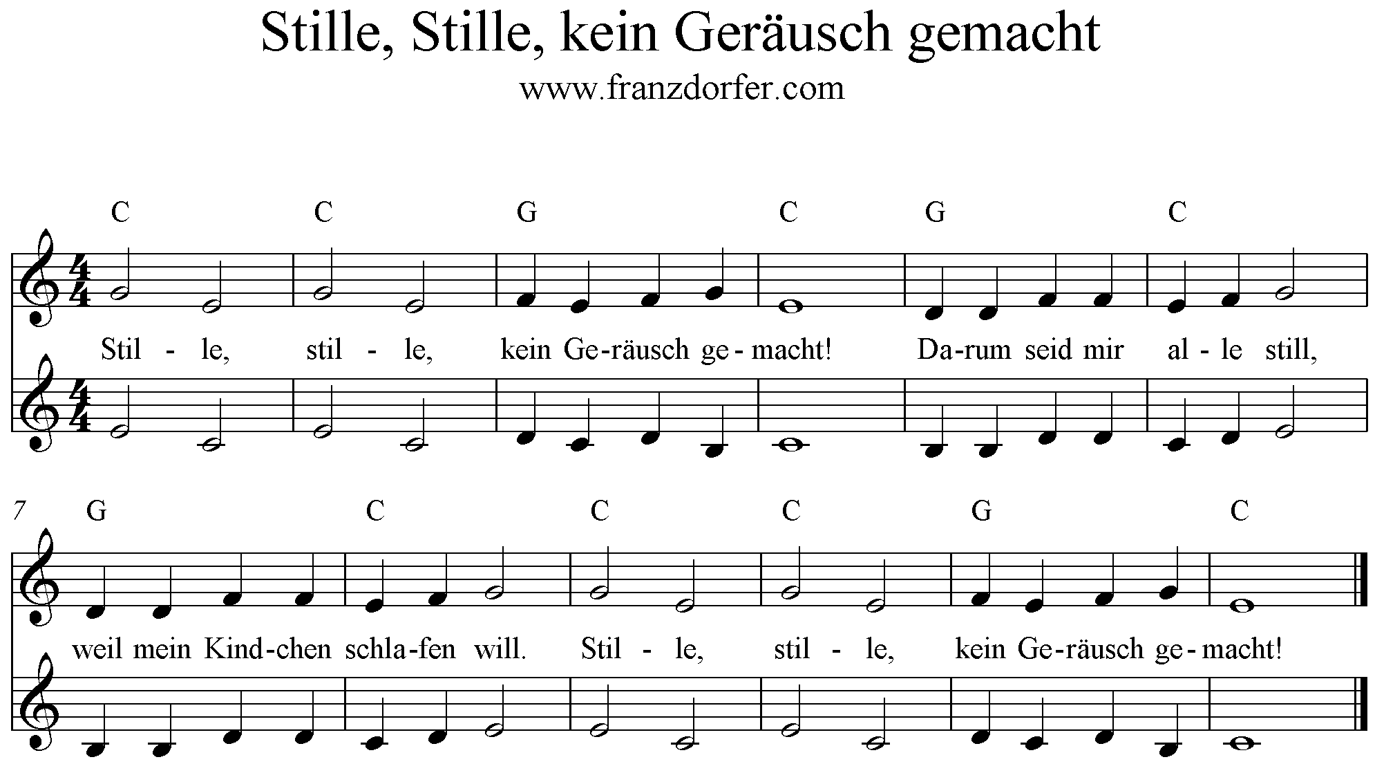 Trompete, Flügelhorn, C-Dur, Stille, Stille kein Geräusch