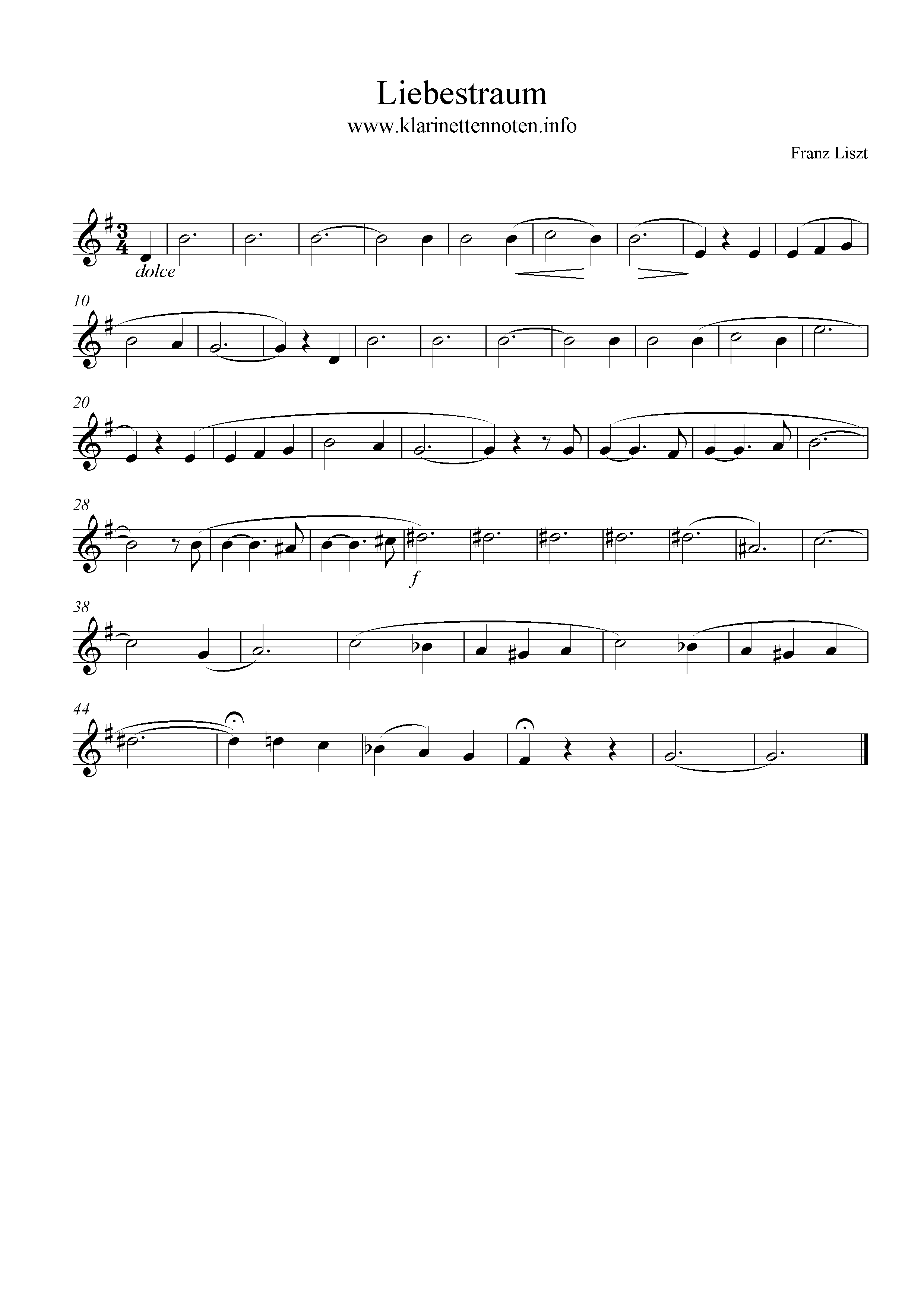 Liebestraum Nr. 3 , Liszt, Blockflöte,