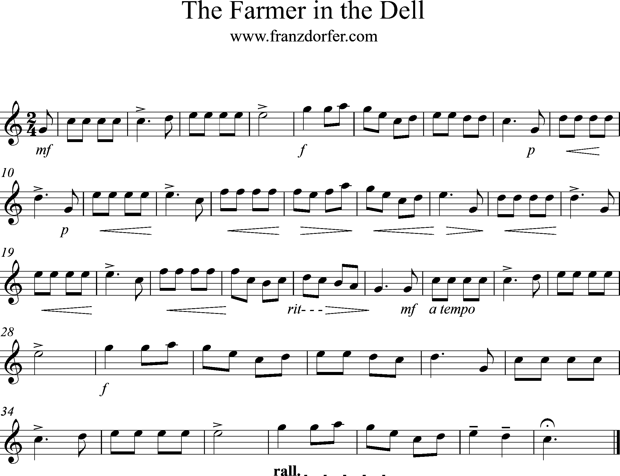 C-Major, The Farmer in the Dell